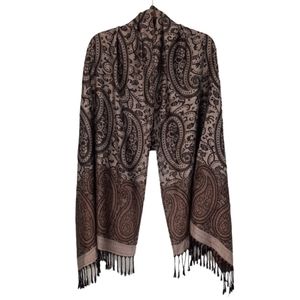 Paisley Floral Patterned Scarf Shawl